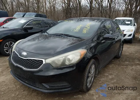 2014 Kia Forte Lx из США, поврежденный, VIN KNAFX4A68E5185566